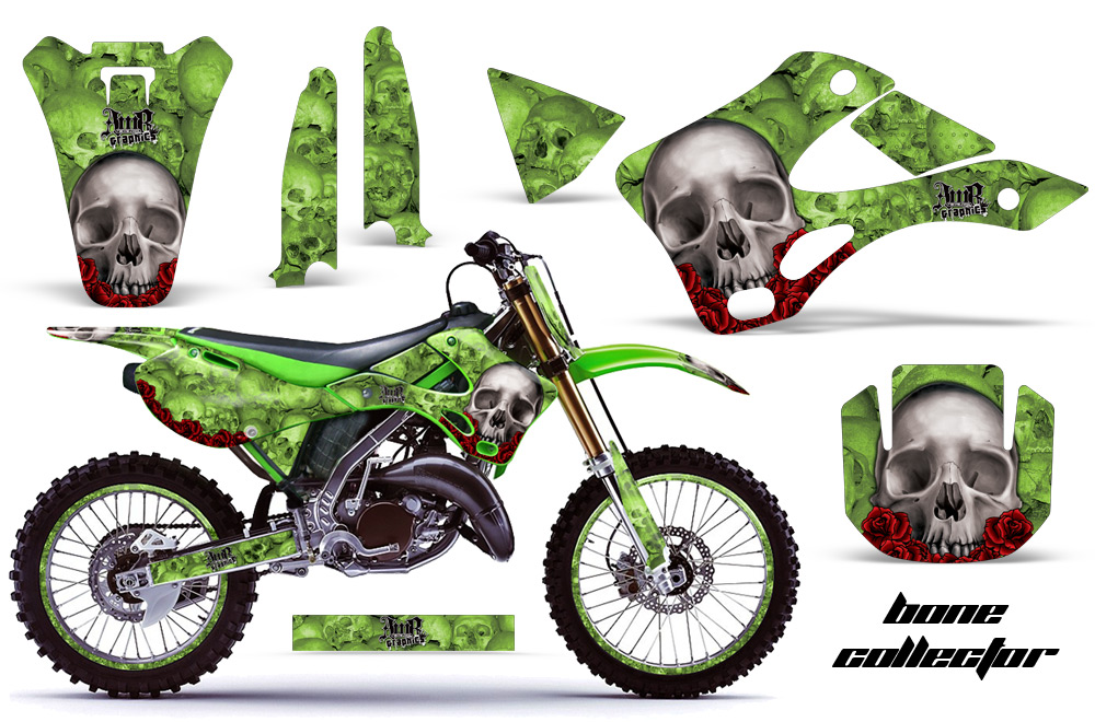 Kawasaki KX125 KX250 99-02 Graphics Kit BC G NPs